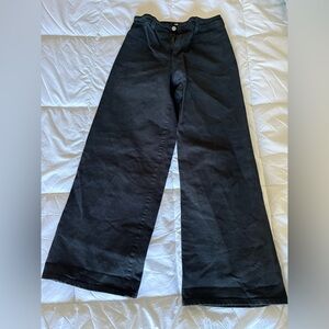 Universal Thread Women's Wide Leg Sailor Black Jeans Size 2